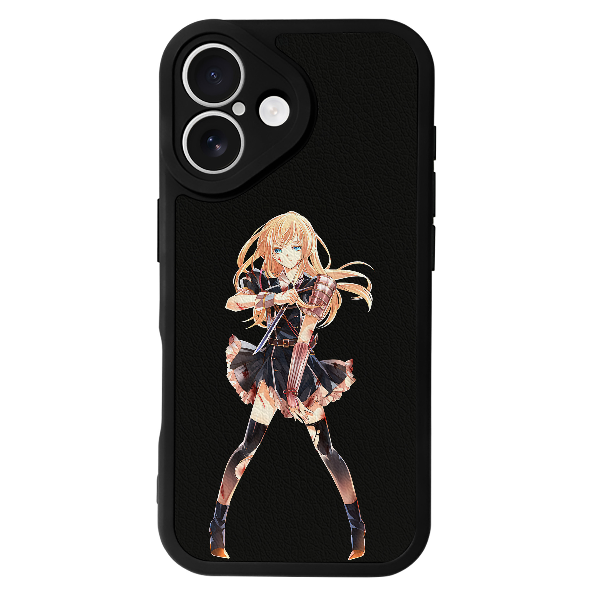 （画像用） 刀剣乱舞 Touken Ranbu 【iPhone 16シリーズ対応】シリコンスマホケース（レザー調） 材質：シリコン